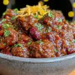 hearty ultimate chili - featured image