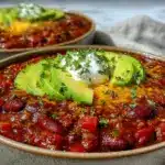 hearty vegetarian chili - featured image