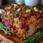 herb roasted leg of lamb - featured image