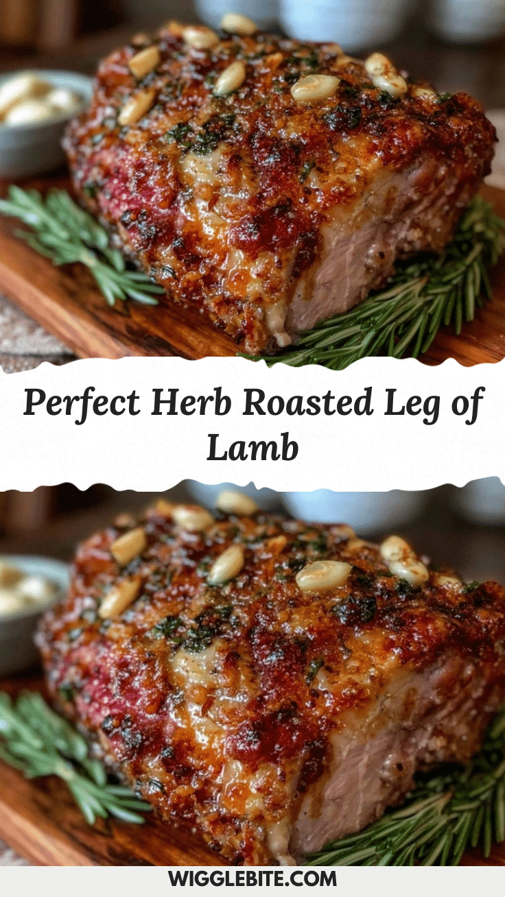 herb roasted leg of lamb recipe