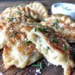 homemade pierogies with creamy potato filling - featured image