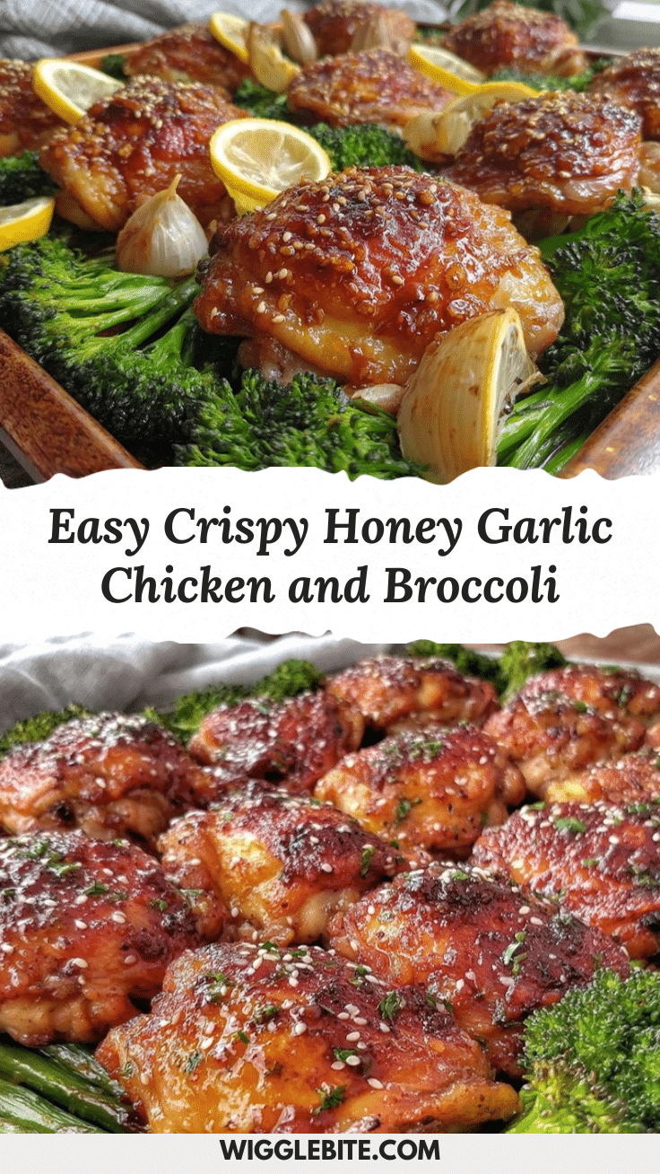 honey garlic chicken with broccoli recipe