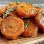honey glazed carrot coins recipe - featured image