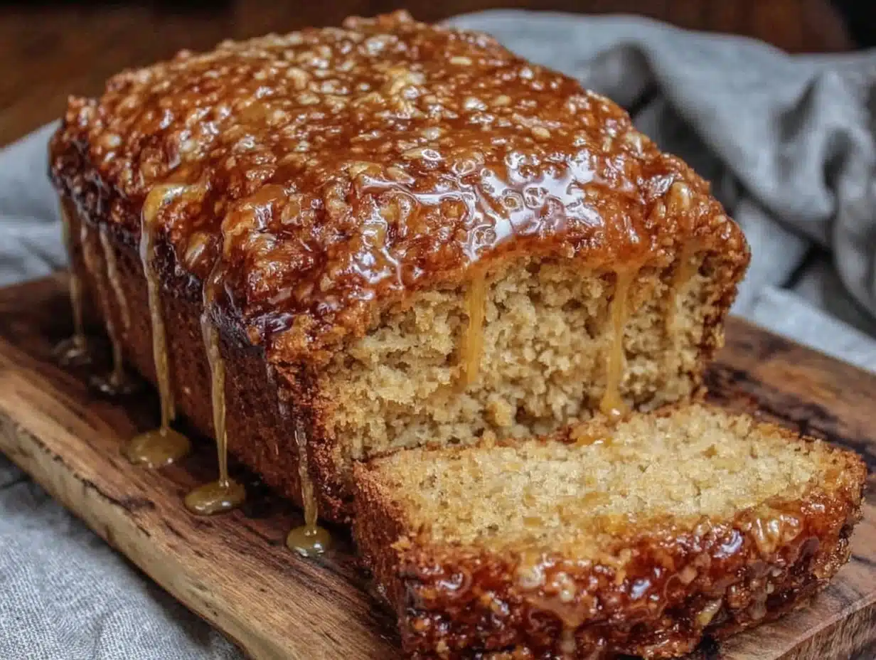 honey glazed irish brown bread loaf - featured image