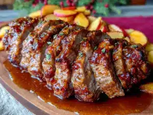 honey mustard pork tenderloin - featured image