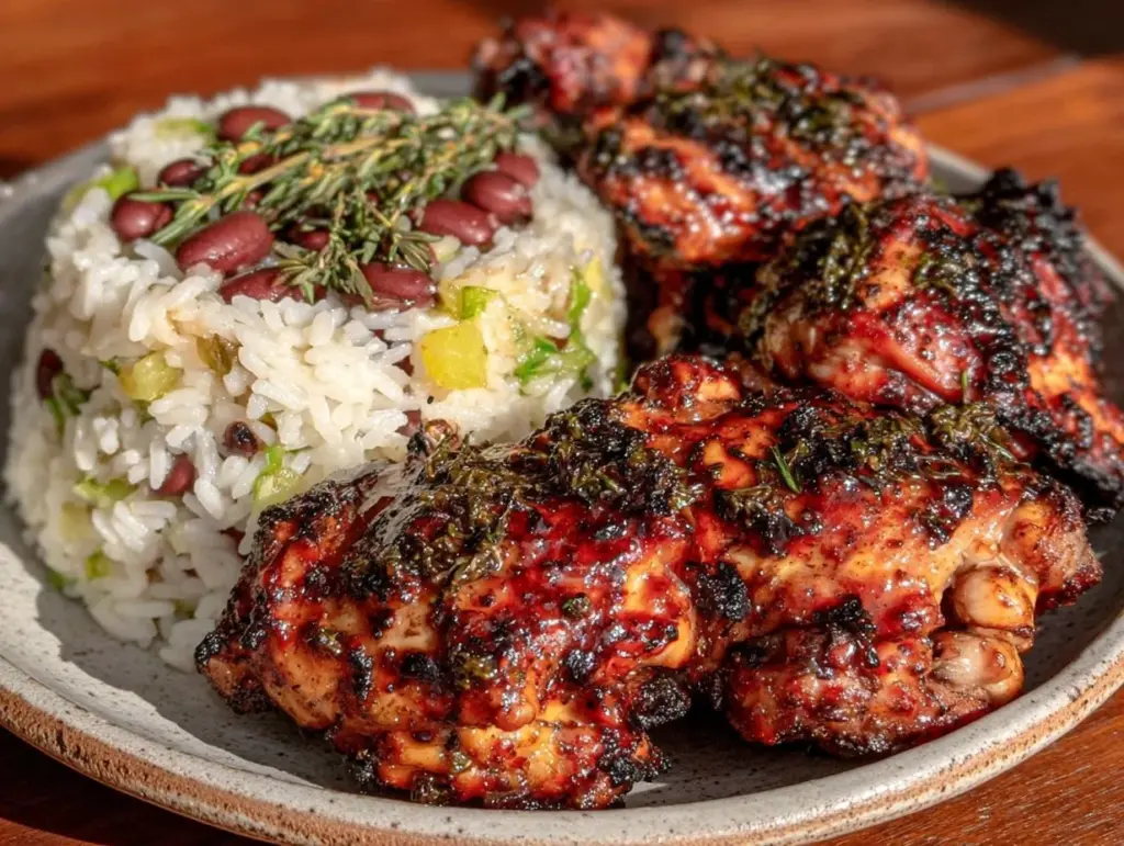 Jamaican jerk chicken - featured image