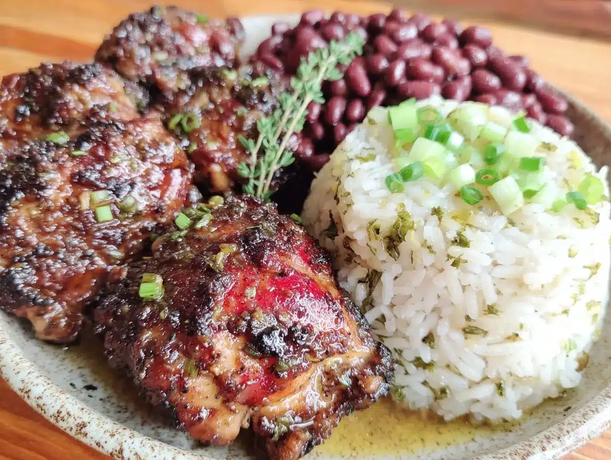 Jamaican jerk chicken preparation steps