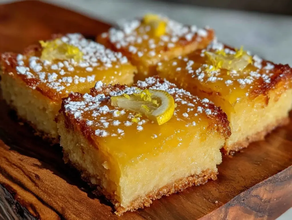 lemon bars recipe - featured image