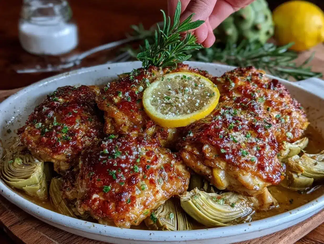 lemon herb chicken thighs preparation steps