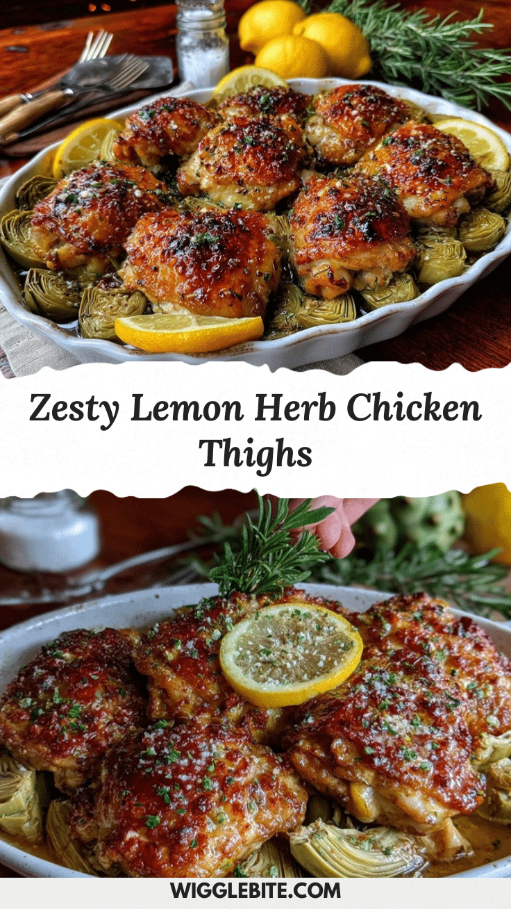 lemon herb chicken thighs recipe