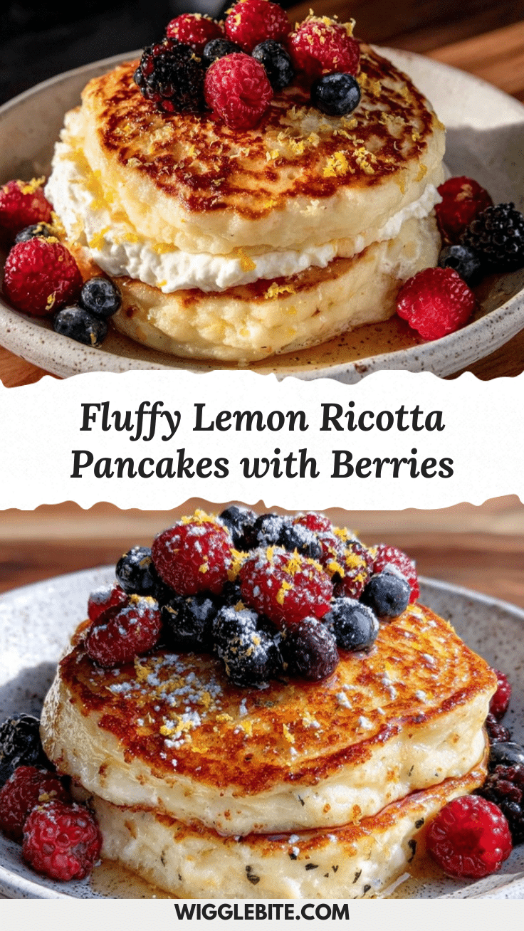 lemon ricotta pancakes recipe