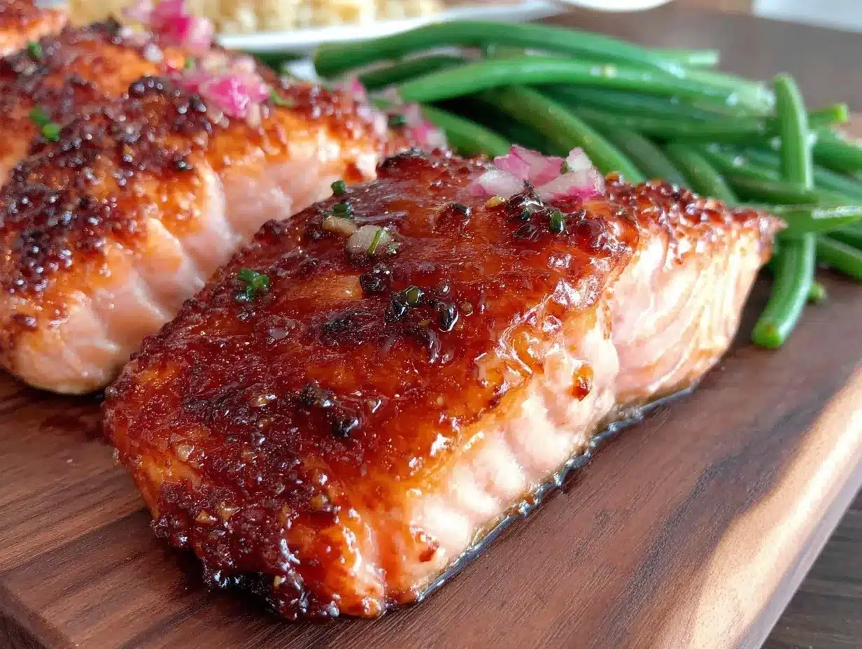 maple Dijon glazed salmon preparation steps