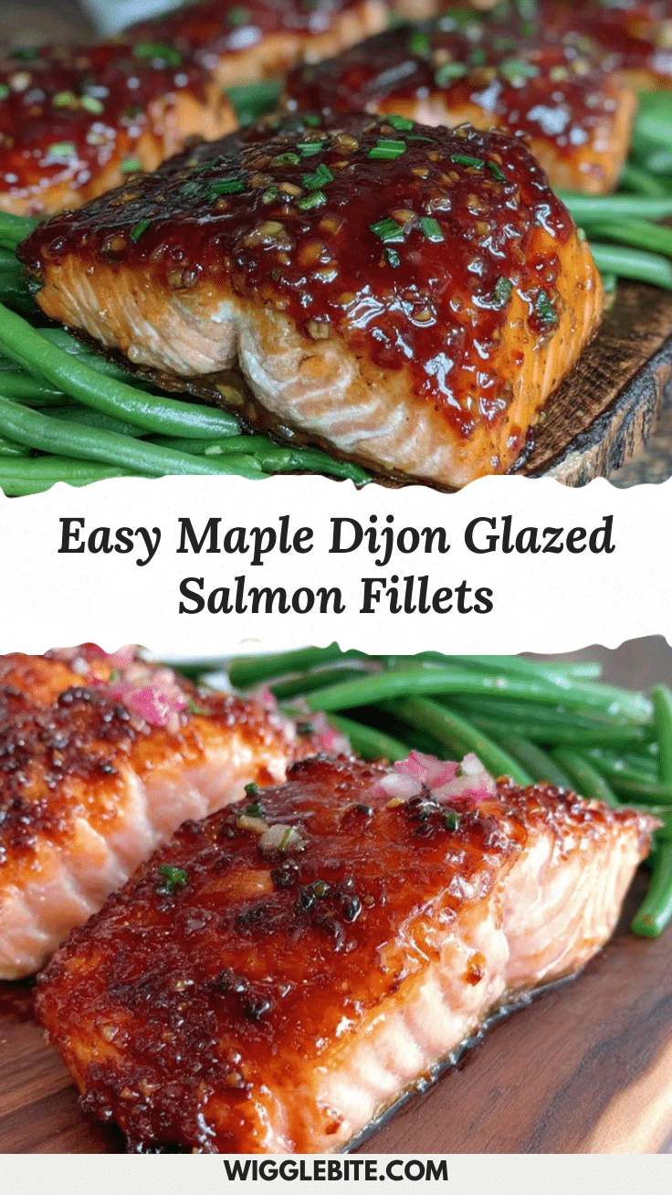 maple Dijon glazed salmon recipe
