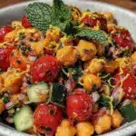 Mediterranean chickpea salad - featured image