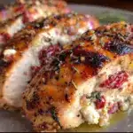 Mediterranean stuffed chicken breast - featured image