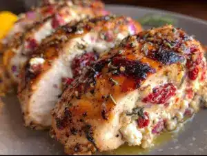 Mediterranean stuffed chicken breast - featured image