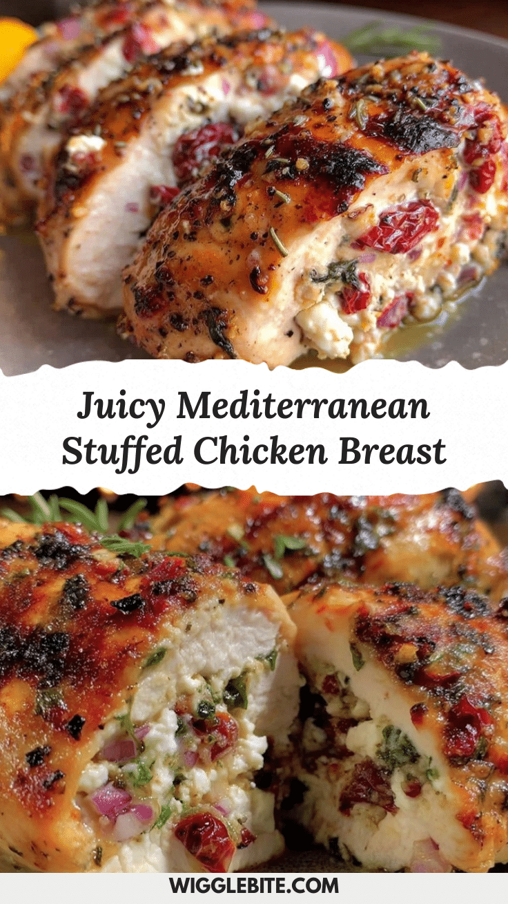 Mediterranean stuffed chicken breast recipe