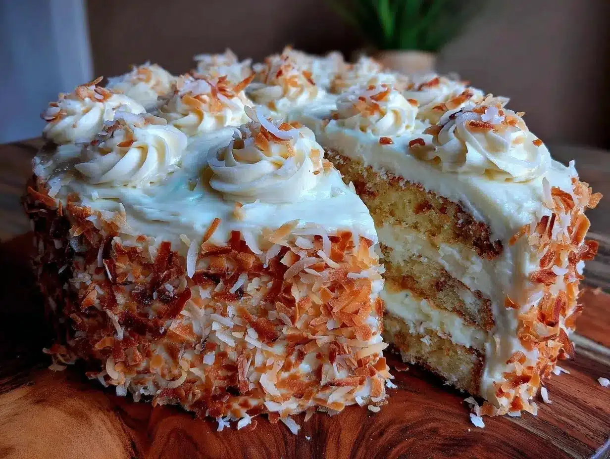 moist coconut cake recipe preparation steps