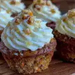 moist homemade carrot cake cupcakes - featured image