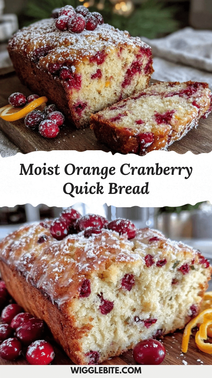 moist orange cranberry quick bread recipe
