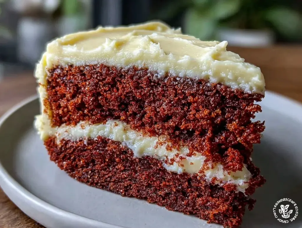 moist red velvet cake - featured image