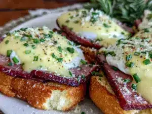 perfect eggs benedict recipe - featured image