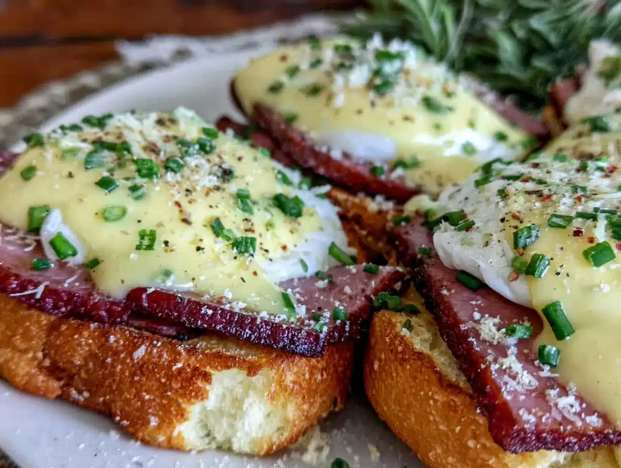 perfect eggs benedict recipe - featured image