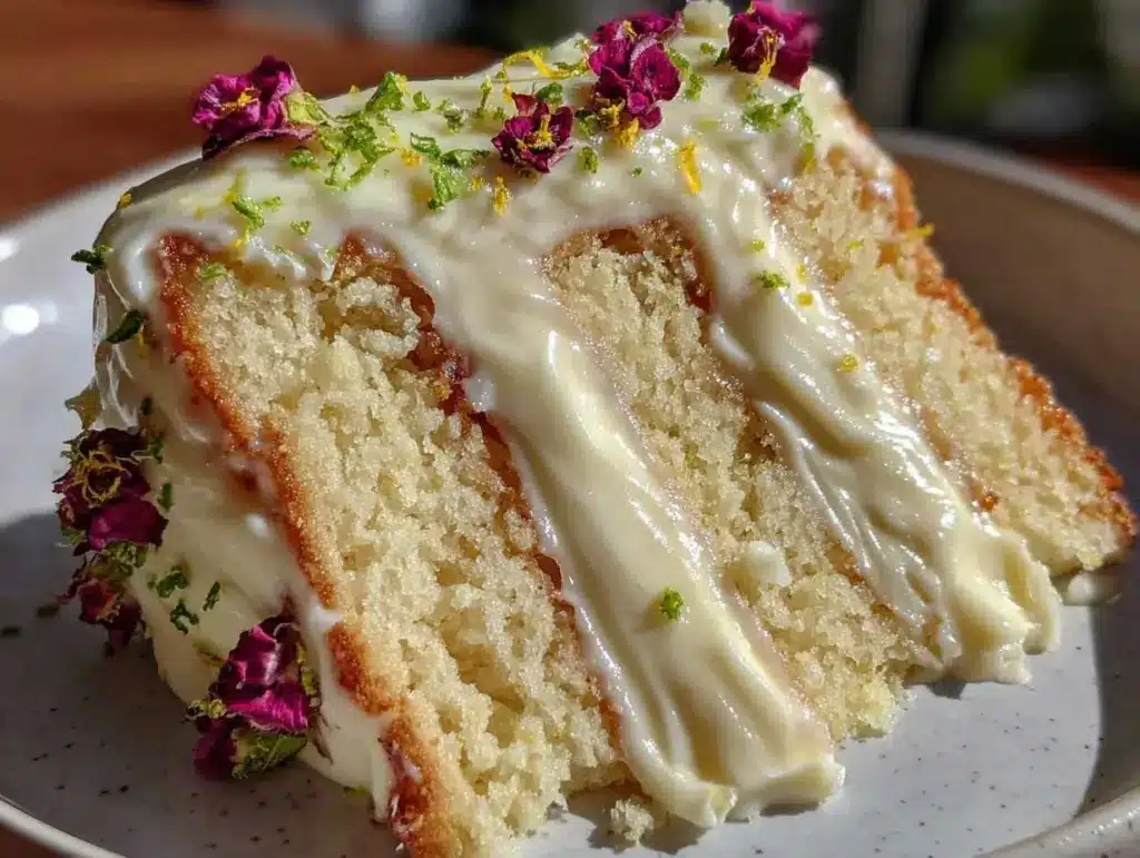 perfect lemon layer cake - featured image