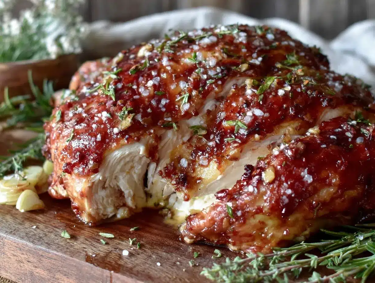 perfect roast turkey with herb butter preparation steps