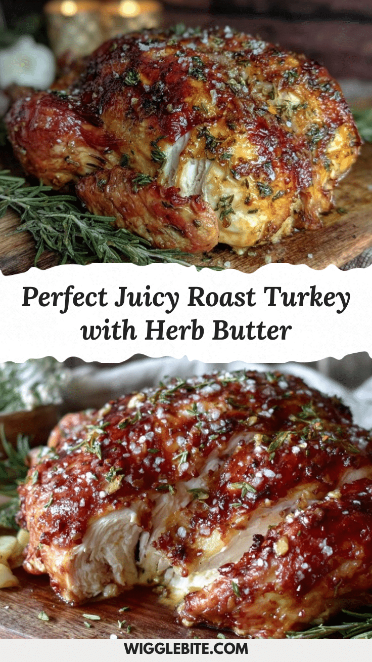 perfect roast turkey with herb butter recipe