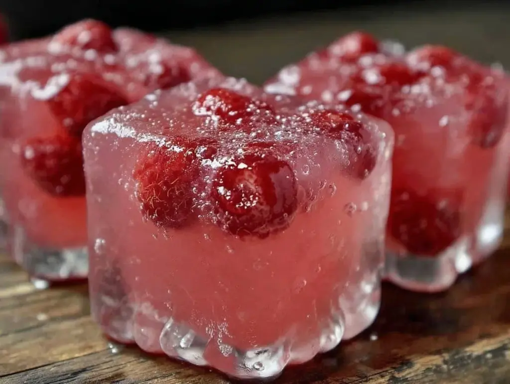 pink moscato jello shots - featured image