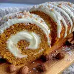 pumpkin roll recipe - featured image