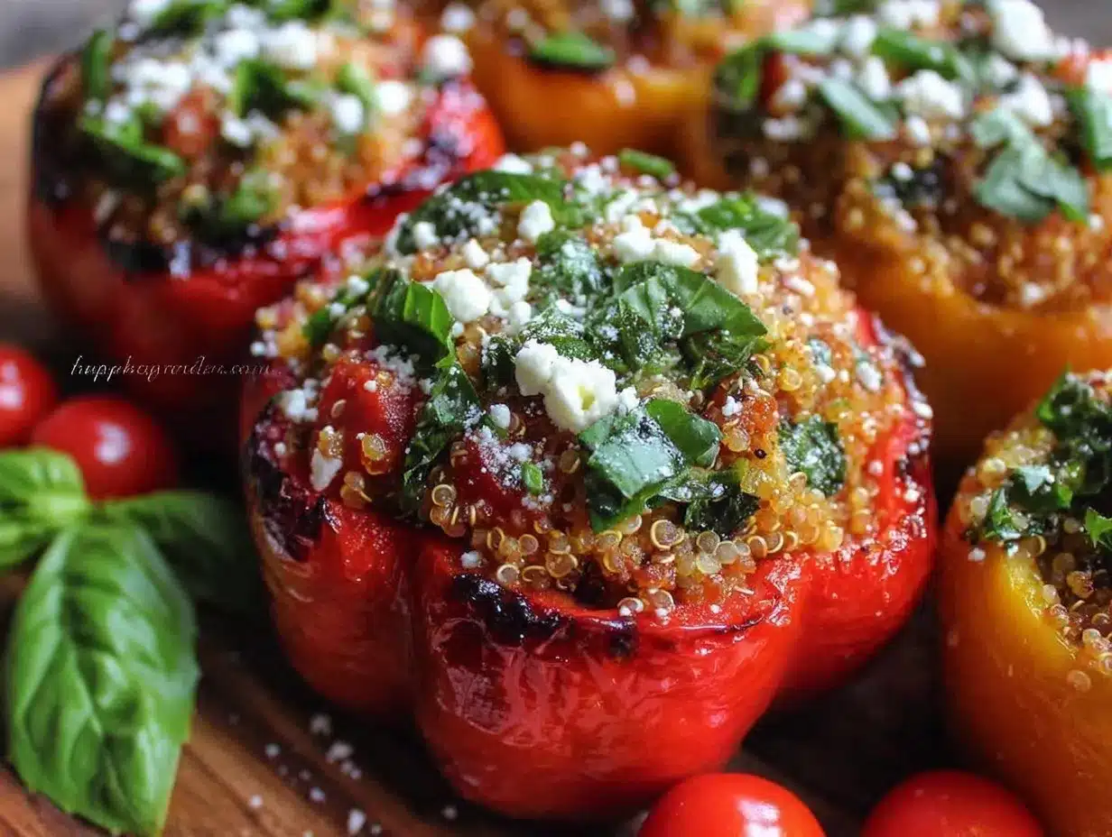 quinoa stuffed bell peppers preparation steps