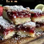 raspberry lemon bars - featured image
