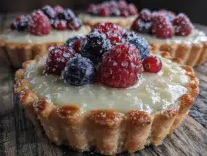 raspberry white chocolate tart - featured image