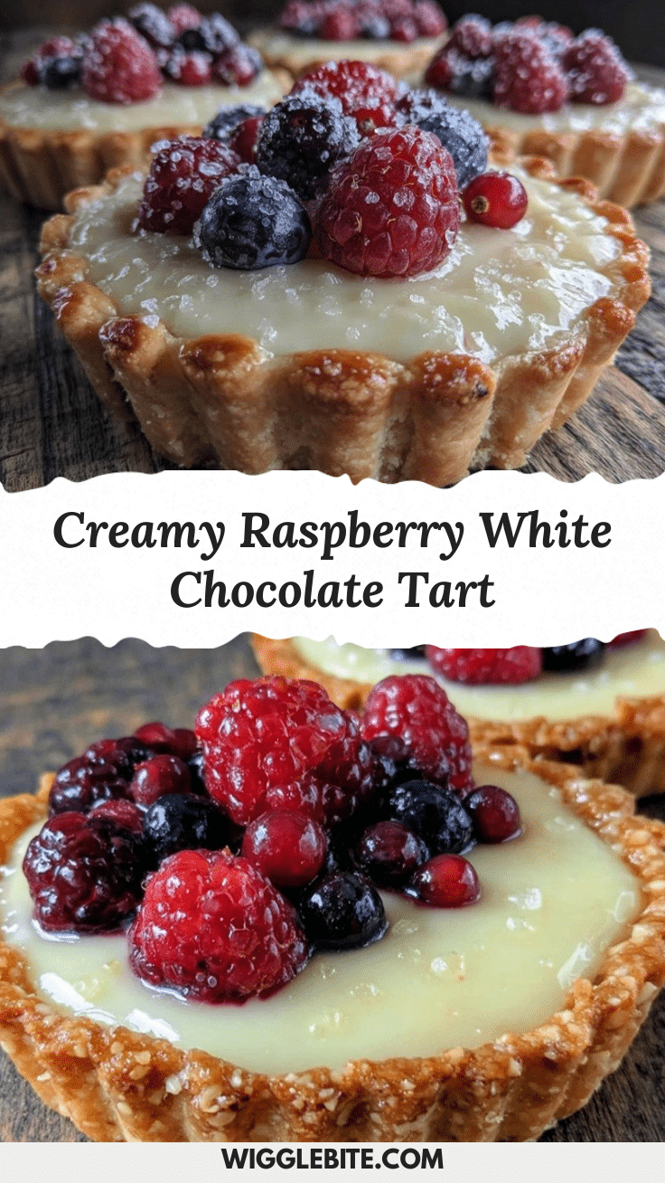 raspberry white chocolate tart recipe