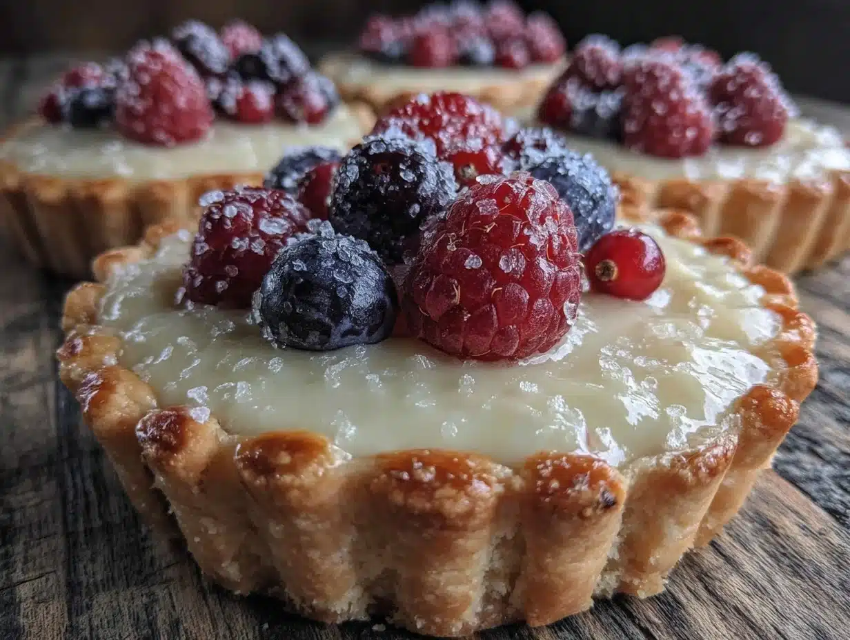 raspberry white chocolate tart - featured image