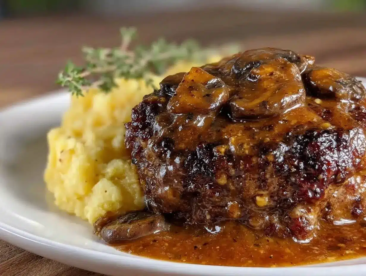 Salisbury steak recipe preparation steps