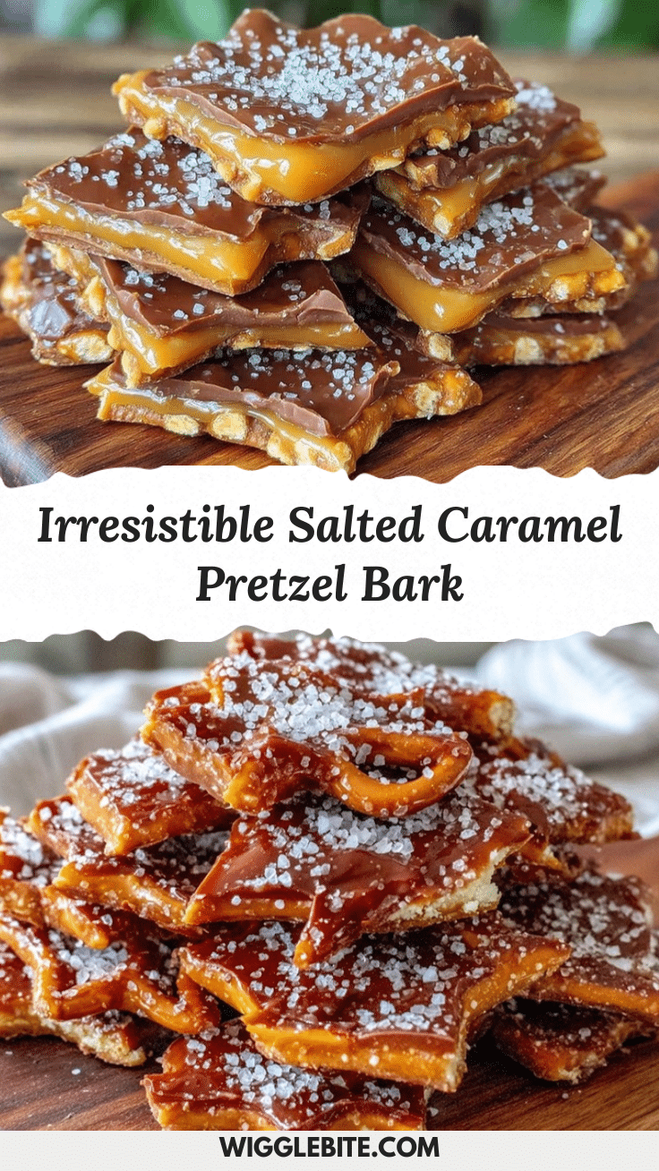 salted caramel pretzel bark recipe