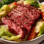slow cooker guinness corned beef - featured image