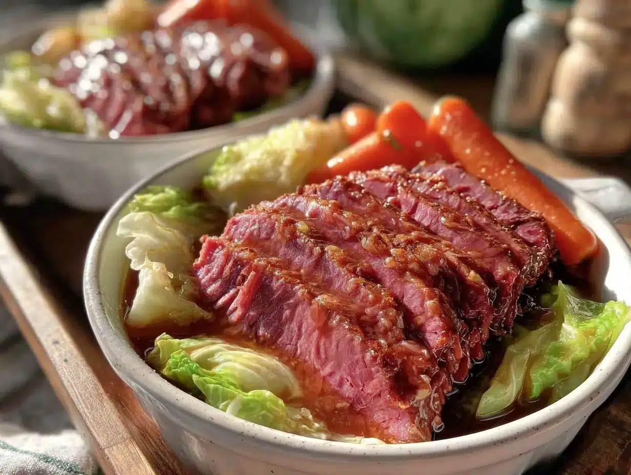slow cooker guinness corned beef preparation steps