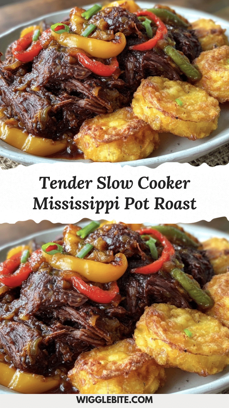 slow cooker mississippi pot roast recipe