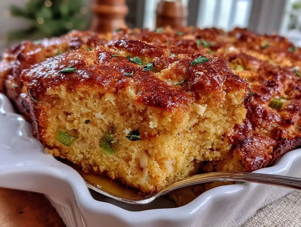 southern cornbread dressing preparation steps