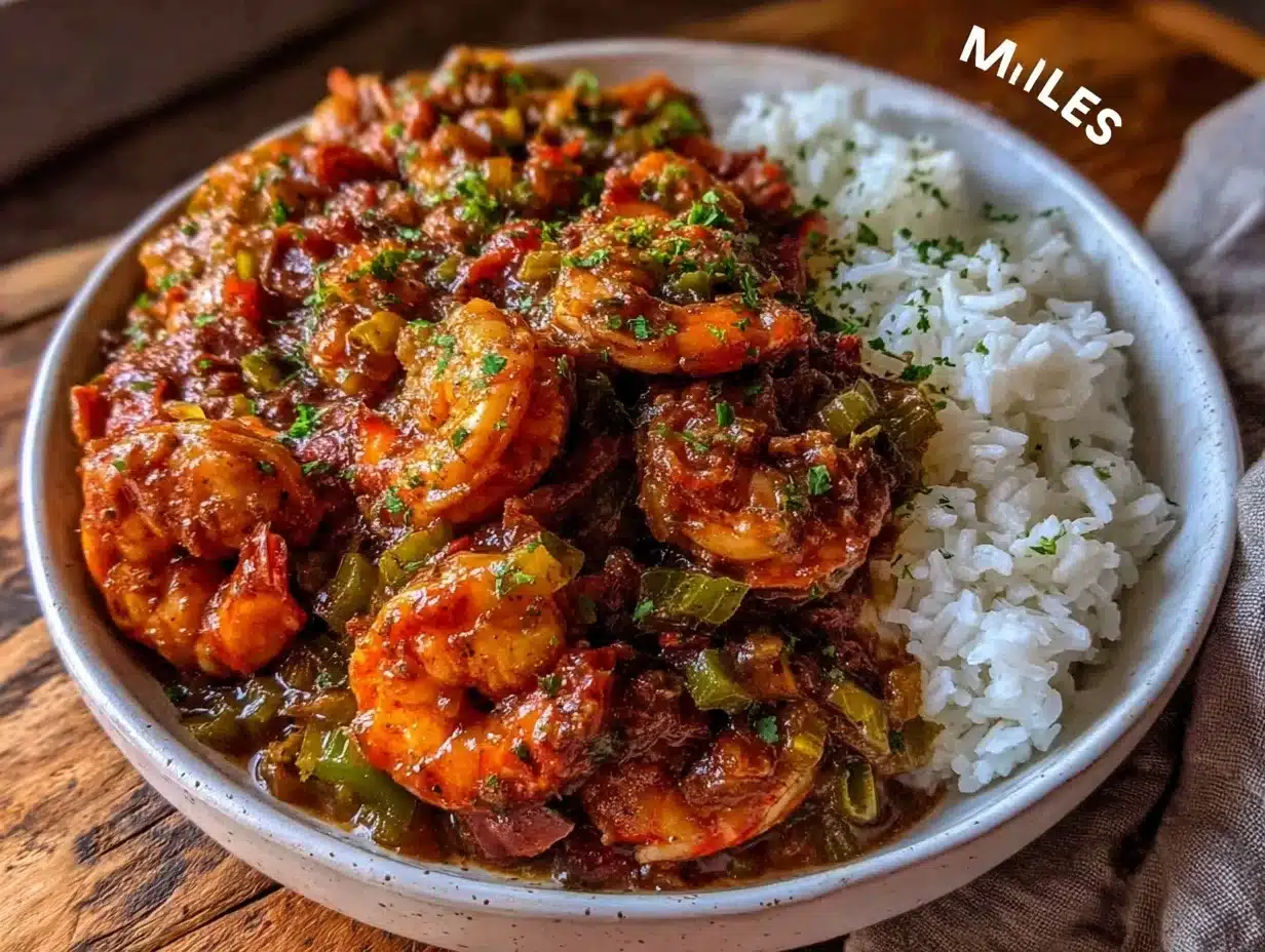 spicy crawfish étouffée - featured image