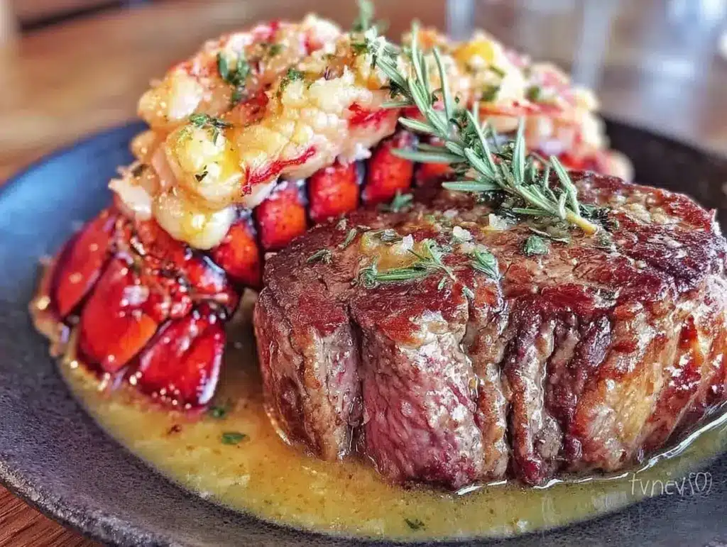 surf and turf steak and lobster feast - featured image