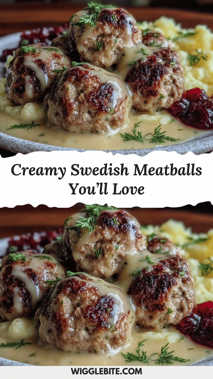 Swedish meatballs with cream sauce recipe