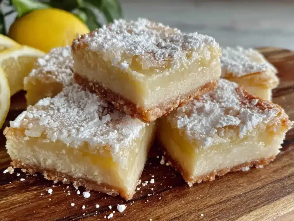 tangy lemon bars - featured image