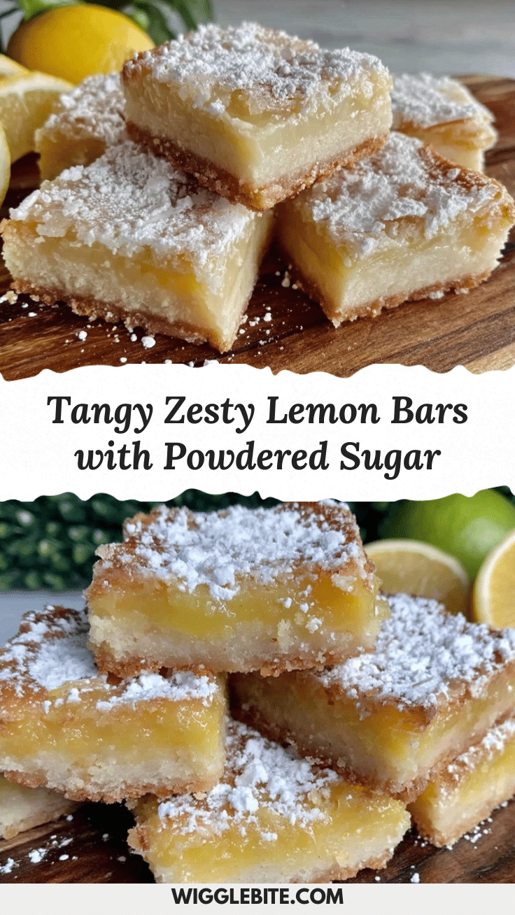 tangy lemon bars recipe