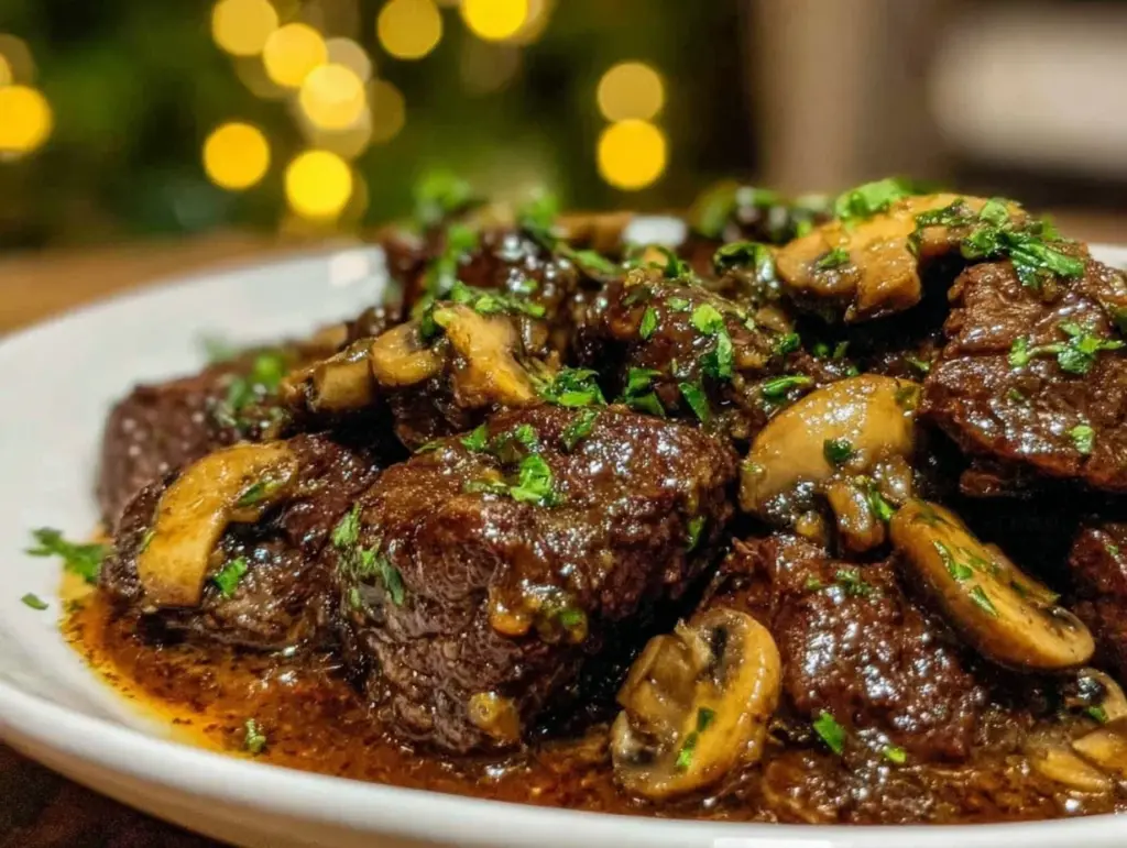 tender beef tips - featured image