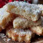 tender buttery shortbread cookies - featured image
